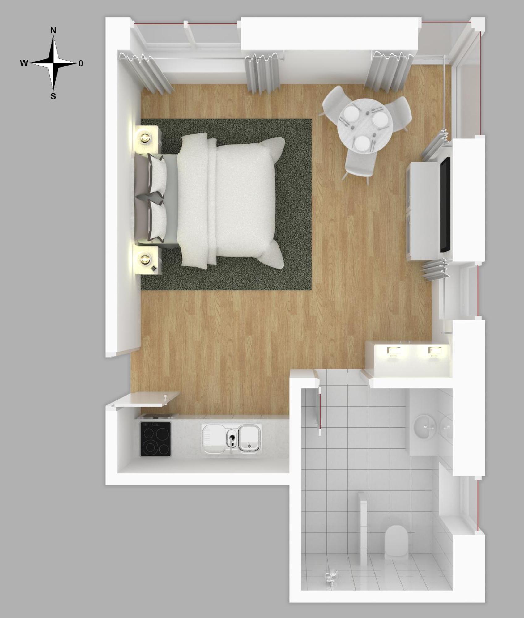 Moderne Neue Apartments Zum Wohlfuehlen Im Boardinghouse Bed & Butter Hasbergen Екстер'єр фото