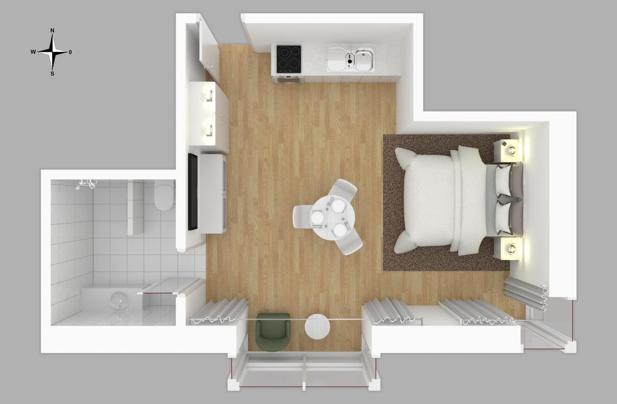 Moderne Neue Apartments Zum Wohlfuehlen Im Boardinghouse Bed & Butter Hasbergen Екстер'єр фото